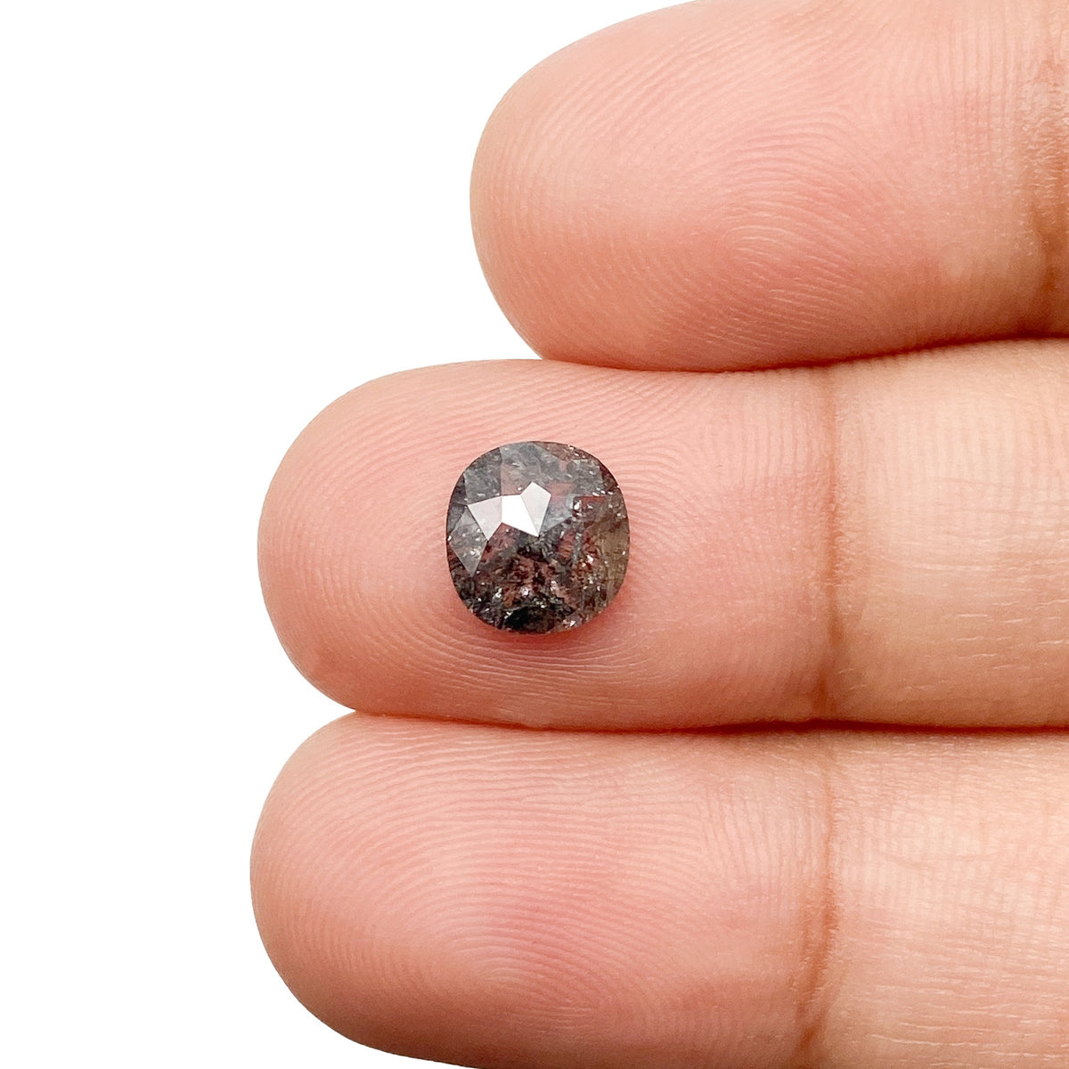 1.10ct | Rustic Cushion Shape Rose Cut Diamond - Modern Rustic Diamond