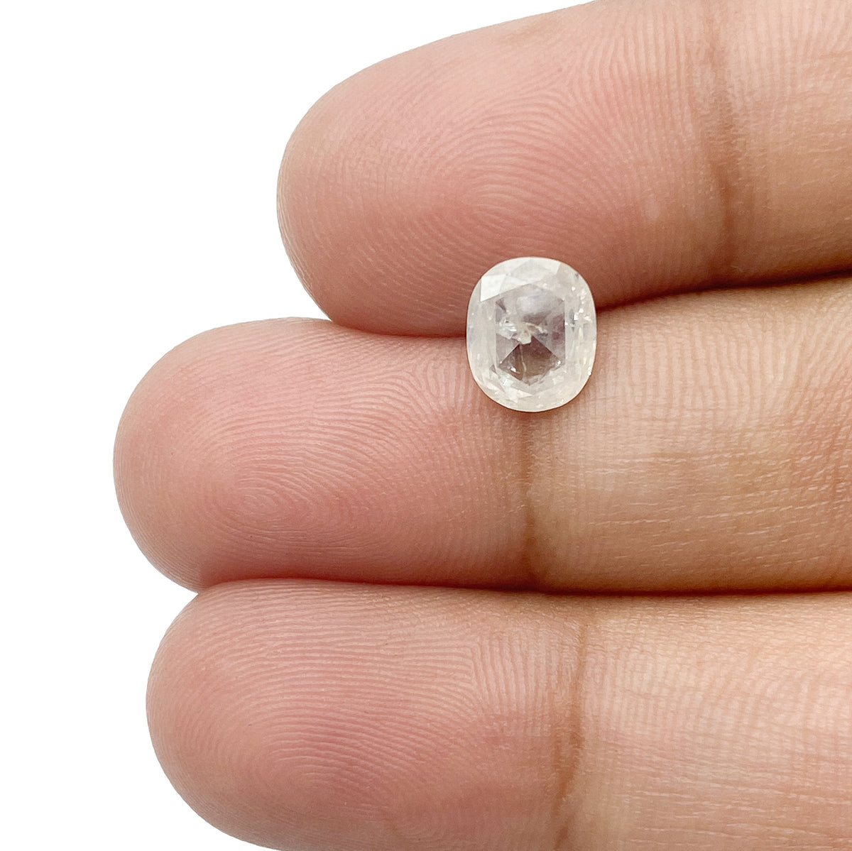 1.15ct | Salt &amp; Pepper Cushion Shape Brilliant Cut Diamond - Modern Rustic Diamond