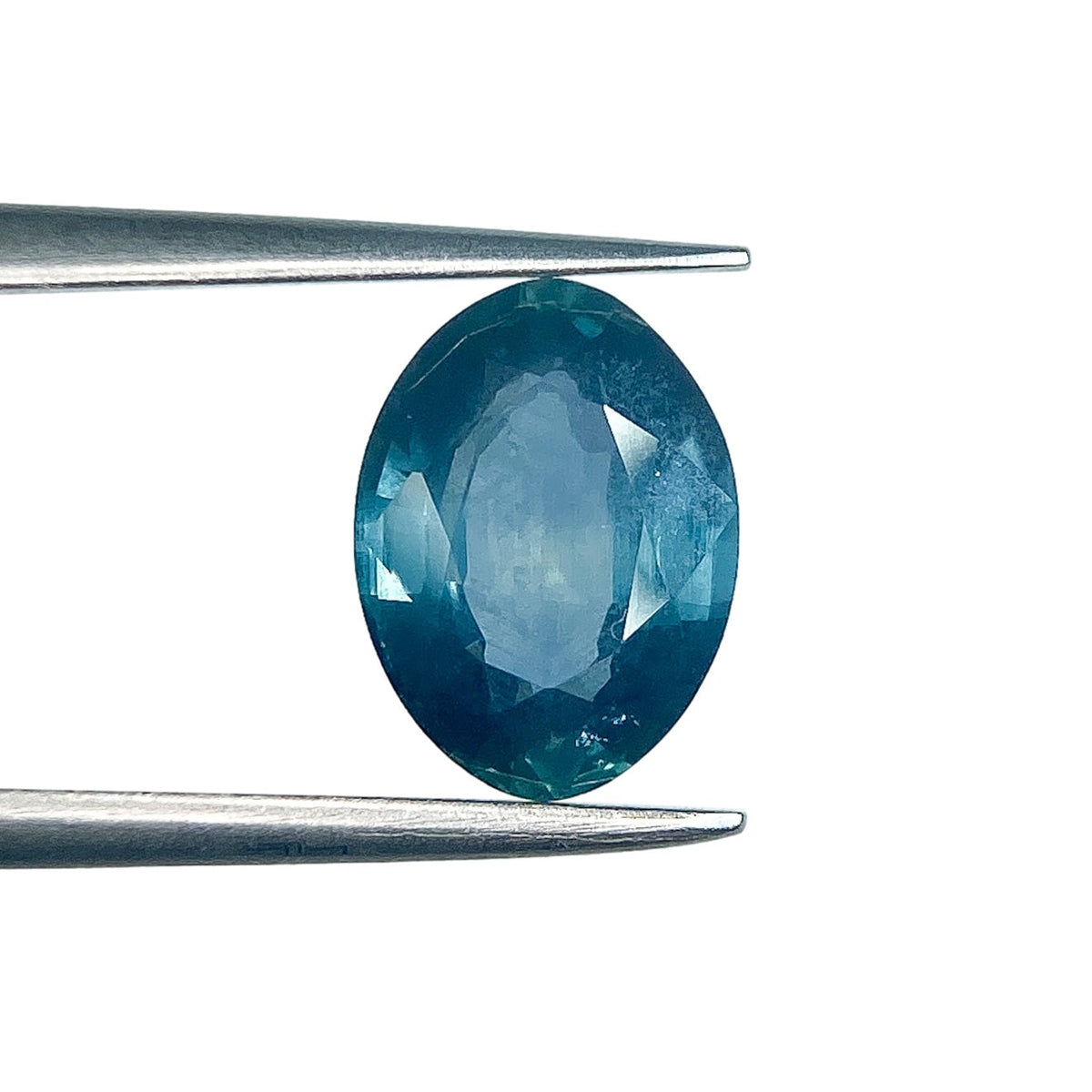 2.29ct | Brilliant Cut Oval Shape Blue Montana Sapphire-Modern Rustic Diamond