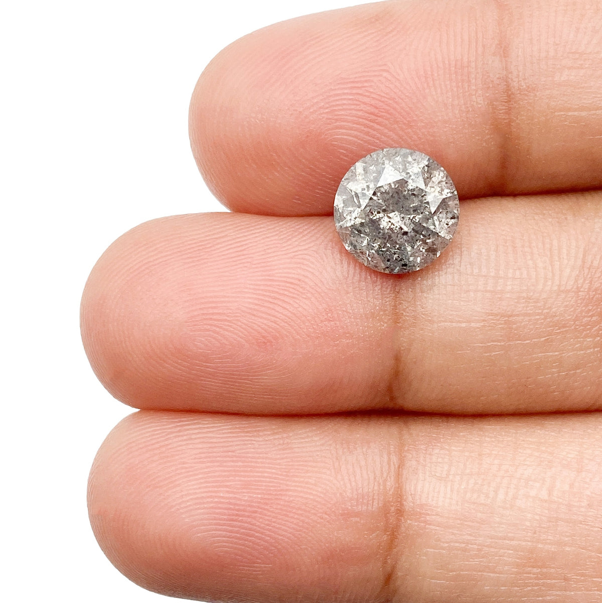 2.51ct | Rustic  Round Shape Brilliant Cut Diamond - Modern Rustic Diamond