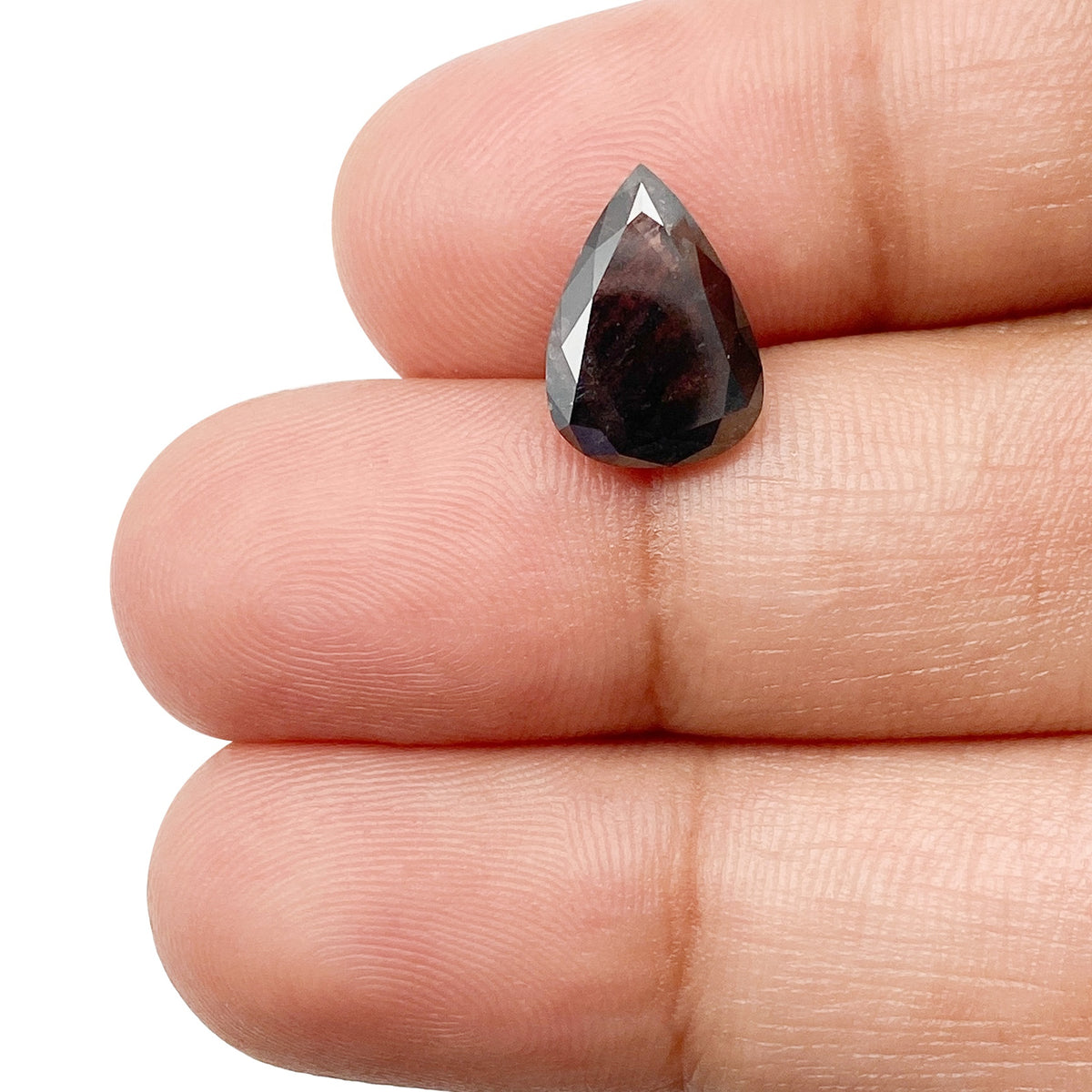 2.60ct | Rustic Pear Shape Brilliant Cut Diamond - Modern Rustic Diamond