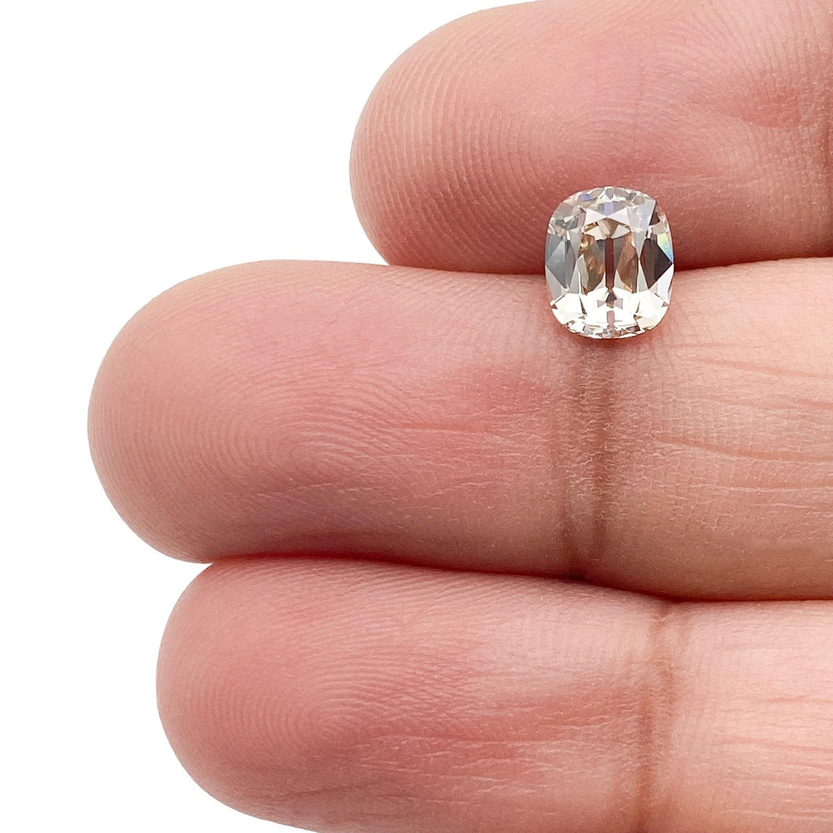 1.12ct | N/VS2 Cushion Shape Old Mine Cut Diamond (GIA) - Modern Rustic Diamond