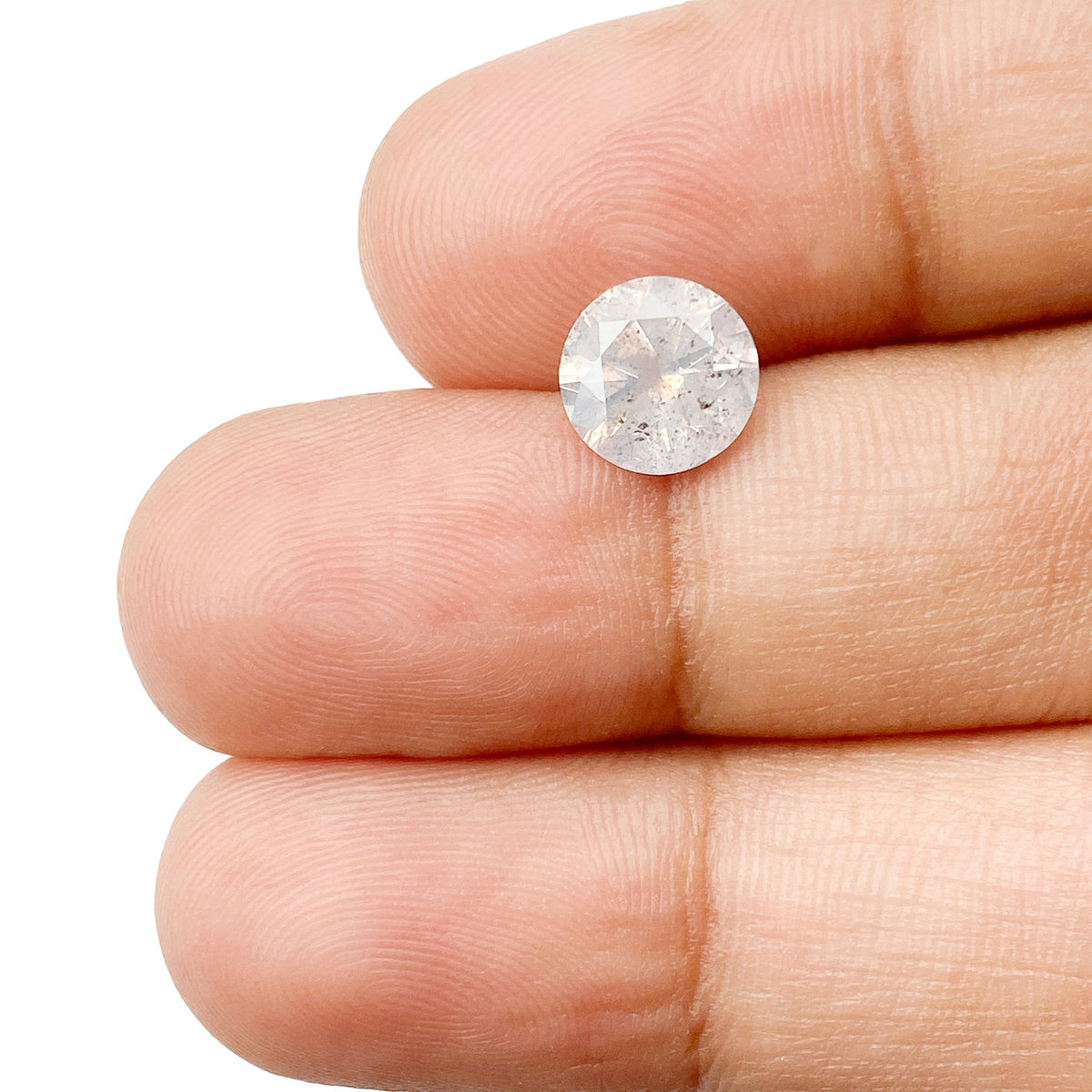 1.56ct | Rustic  Round Shape Brilliant Cut Diamond - Modern Rustic Diamond
