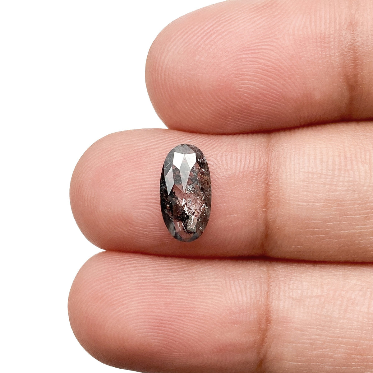 1.12ct | Rustic Oval Shape Rose Cut Diamond - Modern Rustic Diamond