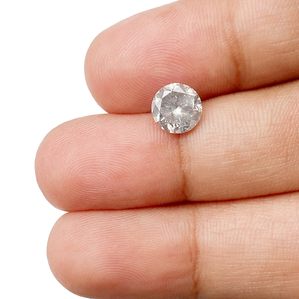 1.46ct | Rustic  Round Shape Brilliant Cut Diamond - Modern Rustic Diamond