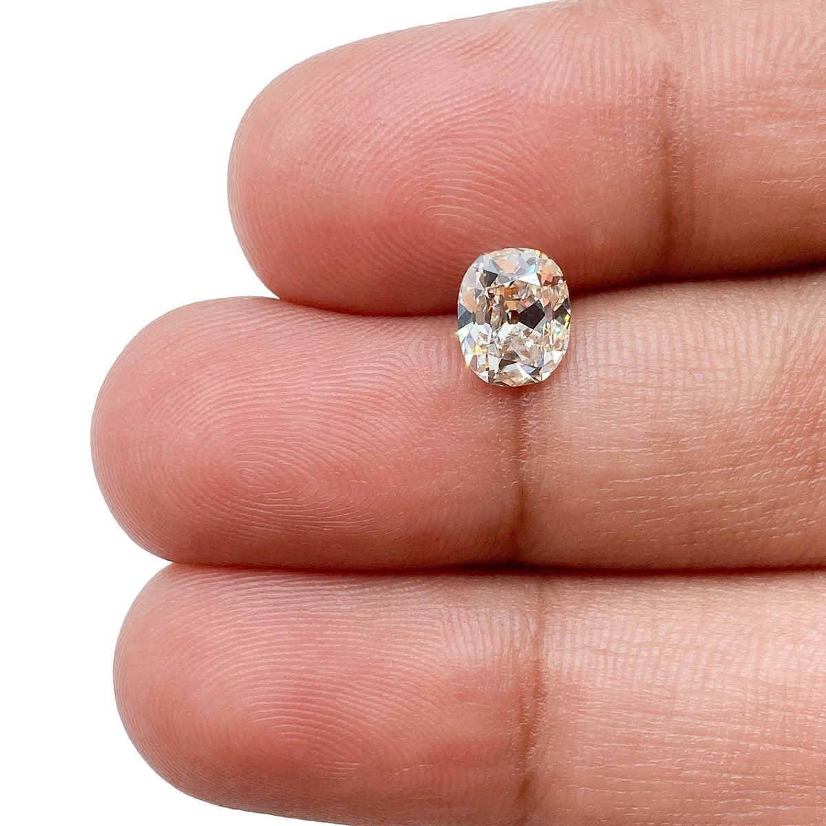 1.01ct | L/SI1 Cushion Shape Old Mine Cut Diamond (GIA) - Modern Rustic Diamond