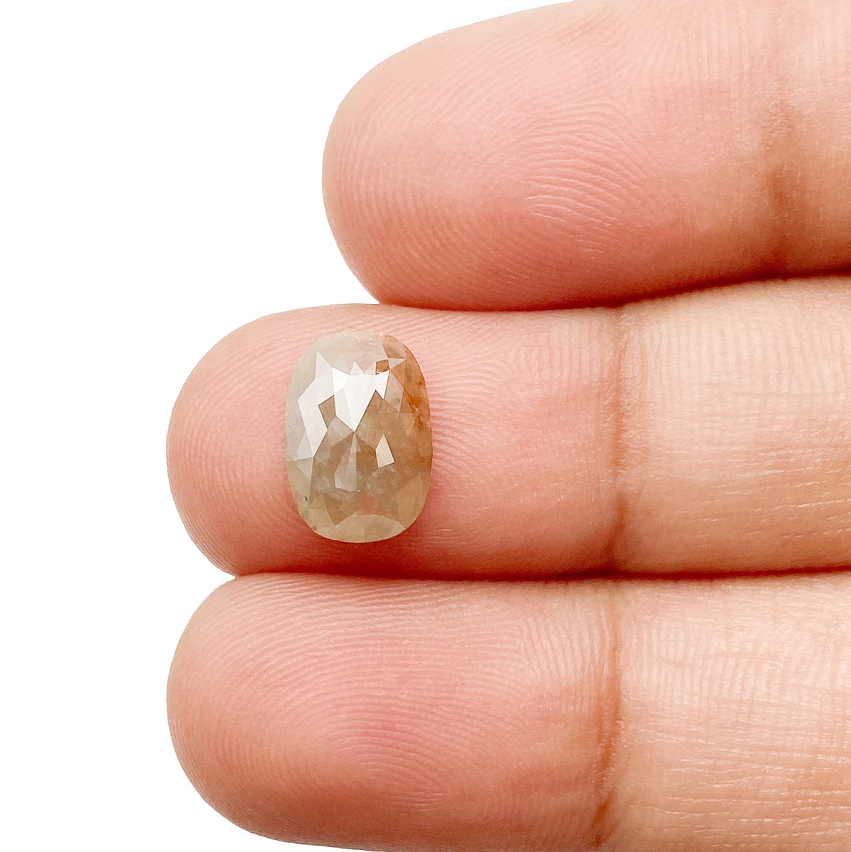 1.61ct | Rustic  Cushion Shape Rose Cut Diamond - Modern Rustic Diamond