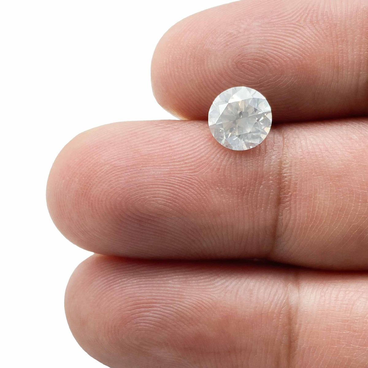 1.54ct | Rustic Round Shape Rose Cut Diamond - Modern Rustic Diamond
