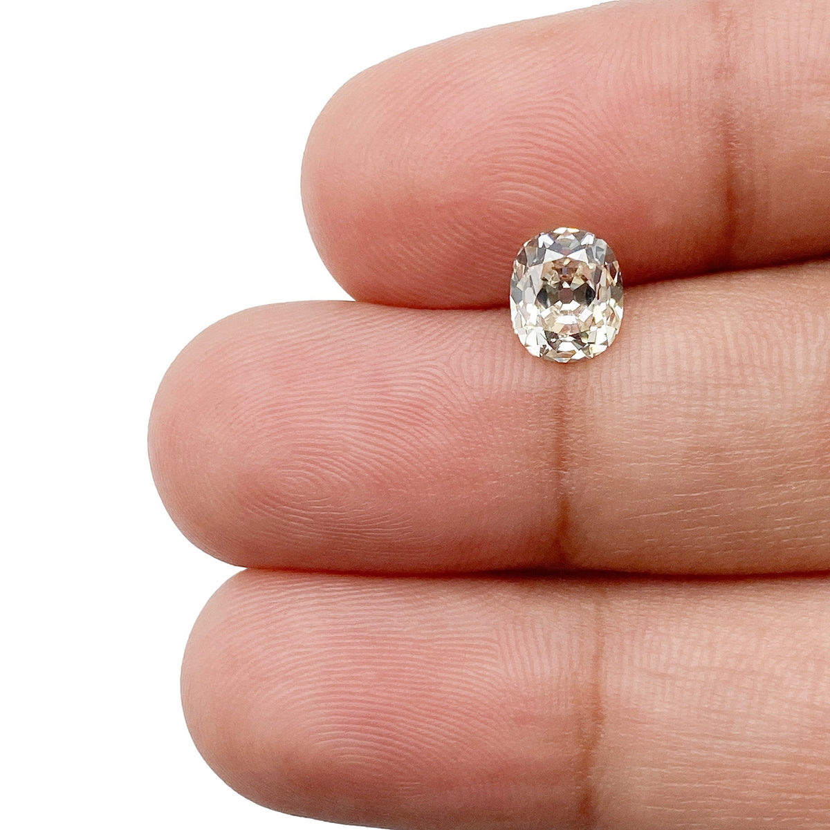 1.07ct | S-T/VS1 Cushion Shape Old Mine Cut Diamond (GIA) - Modern Rustic Diamond