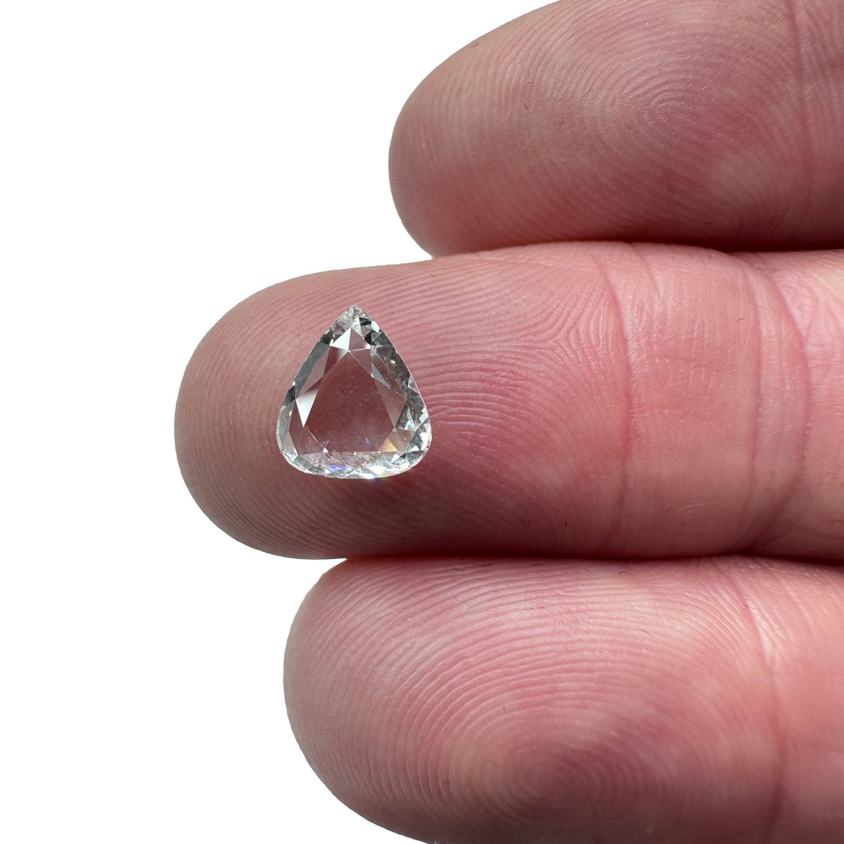 1.54ct | G/VS2 Pear Shape Rose Cut Diamond (GIA) - Modern Rustic Diamond