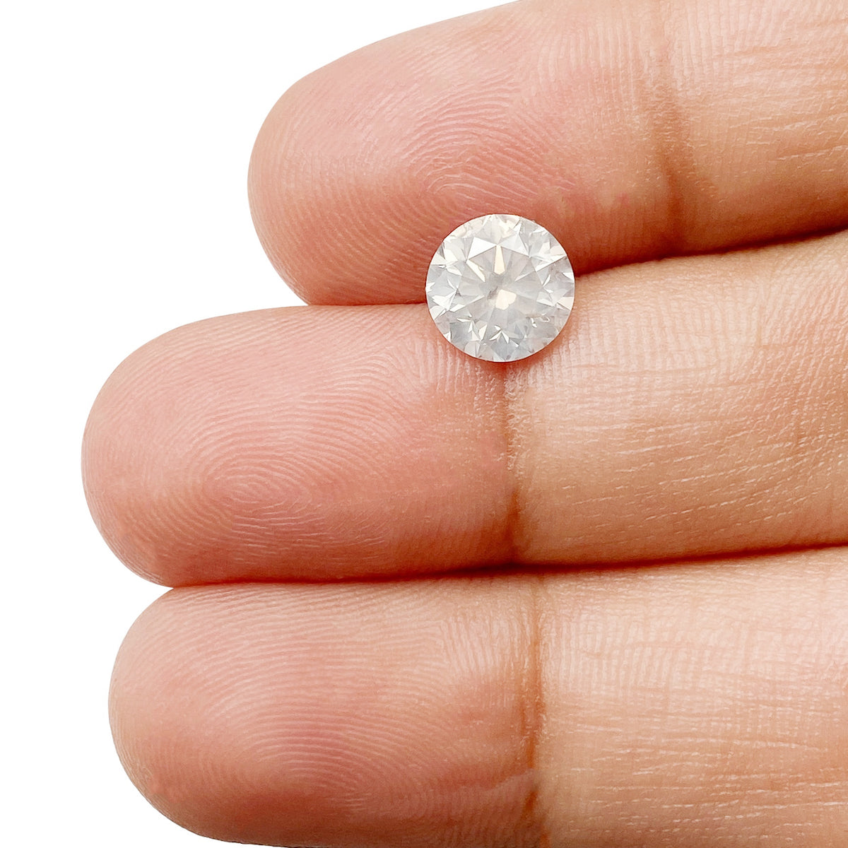 1.52ct | Rustic Round Shape Brilliant Cut Diamond - Modern Rustic Diamond