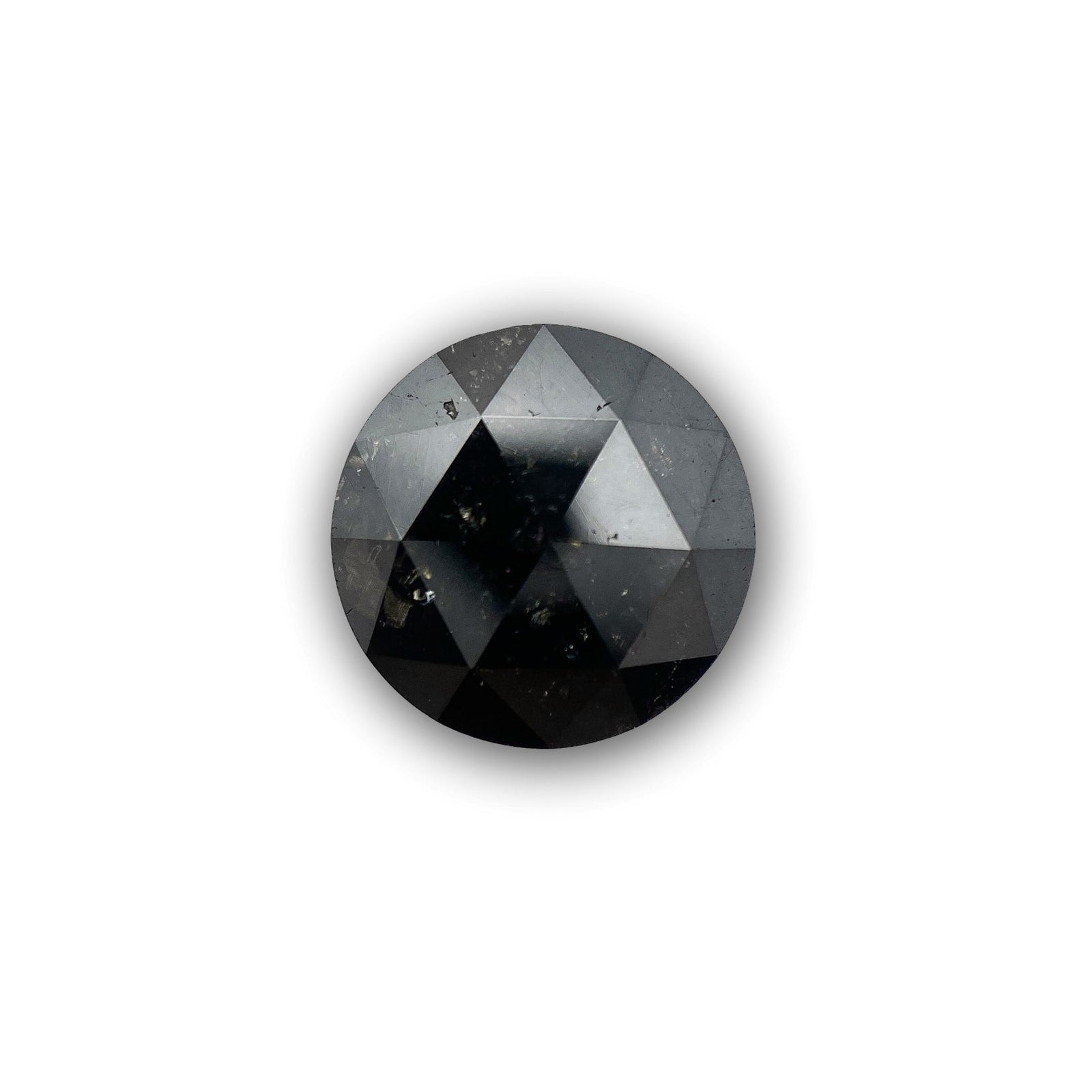 2.35ct | Black/ Round Shape Rose Cut Diamond-Modern Rustic Diamond