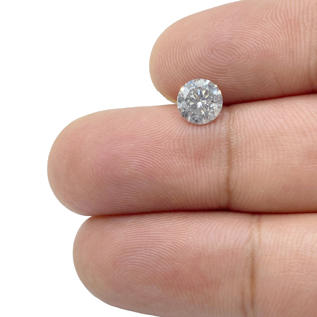 1.04ct | Rustic  Round Shape Brilliant Cut Diamond - Modern Rustic Diamond