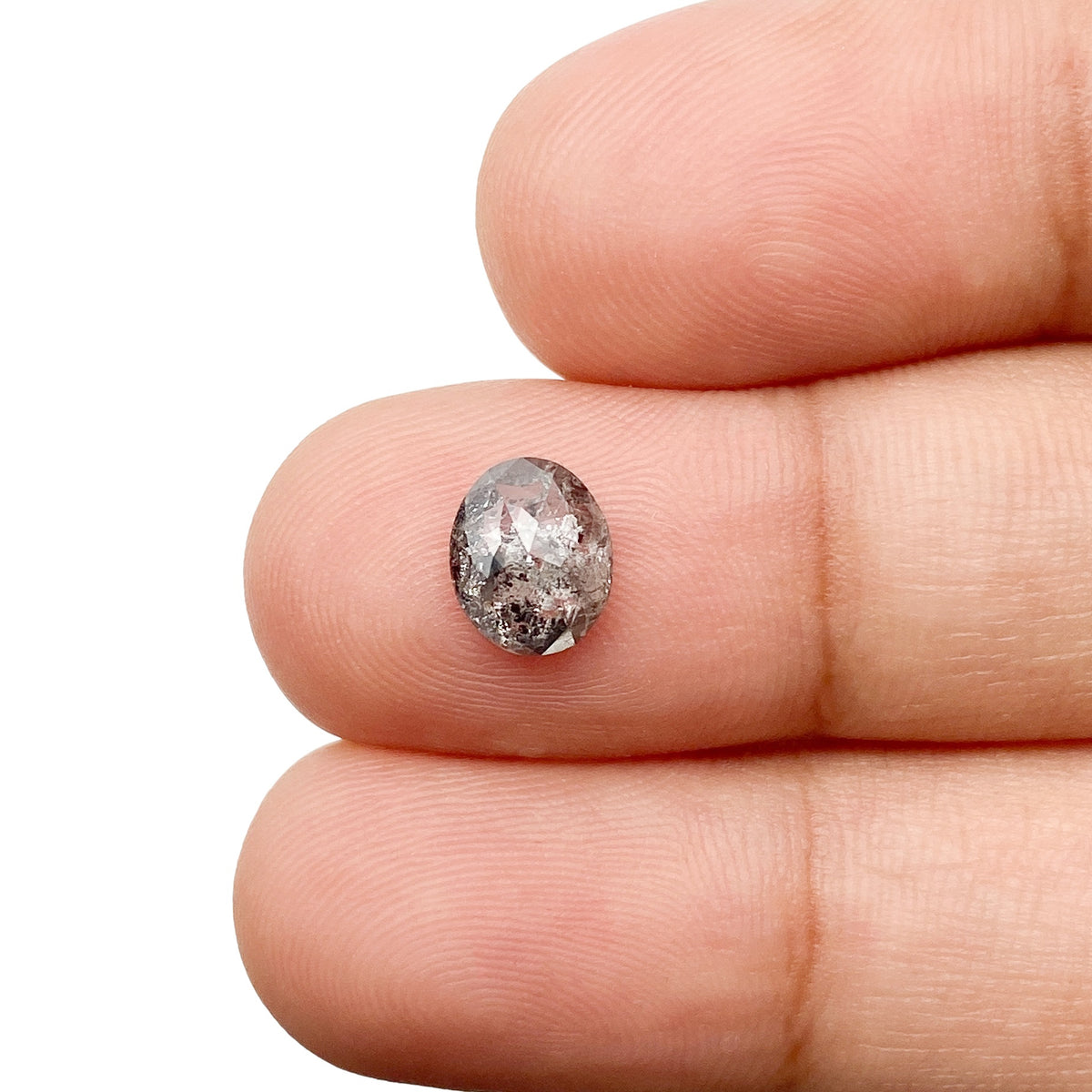 1.16ct | Rustic Oval Shape Rose Cut Diamond - Modern Rustic Diamond