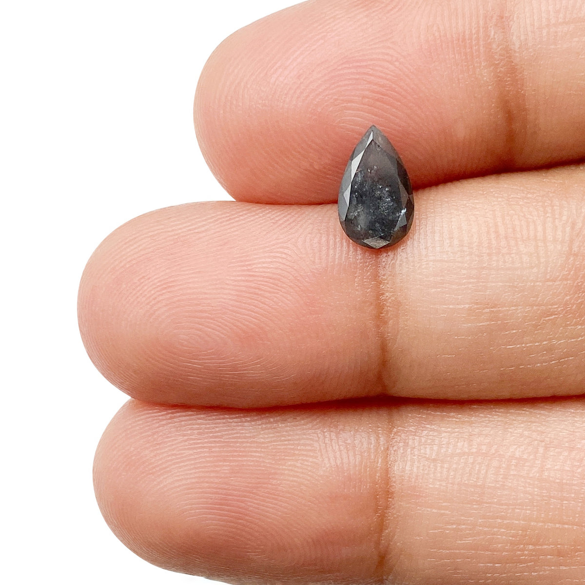 0.81ct | Rustic  Pear Shape Brilliant Cut Diamond - Modern Rustic Diamond