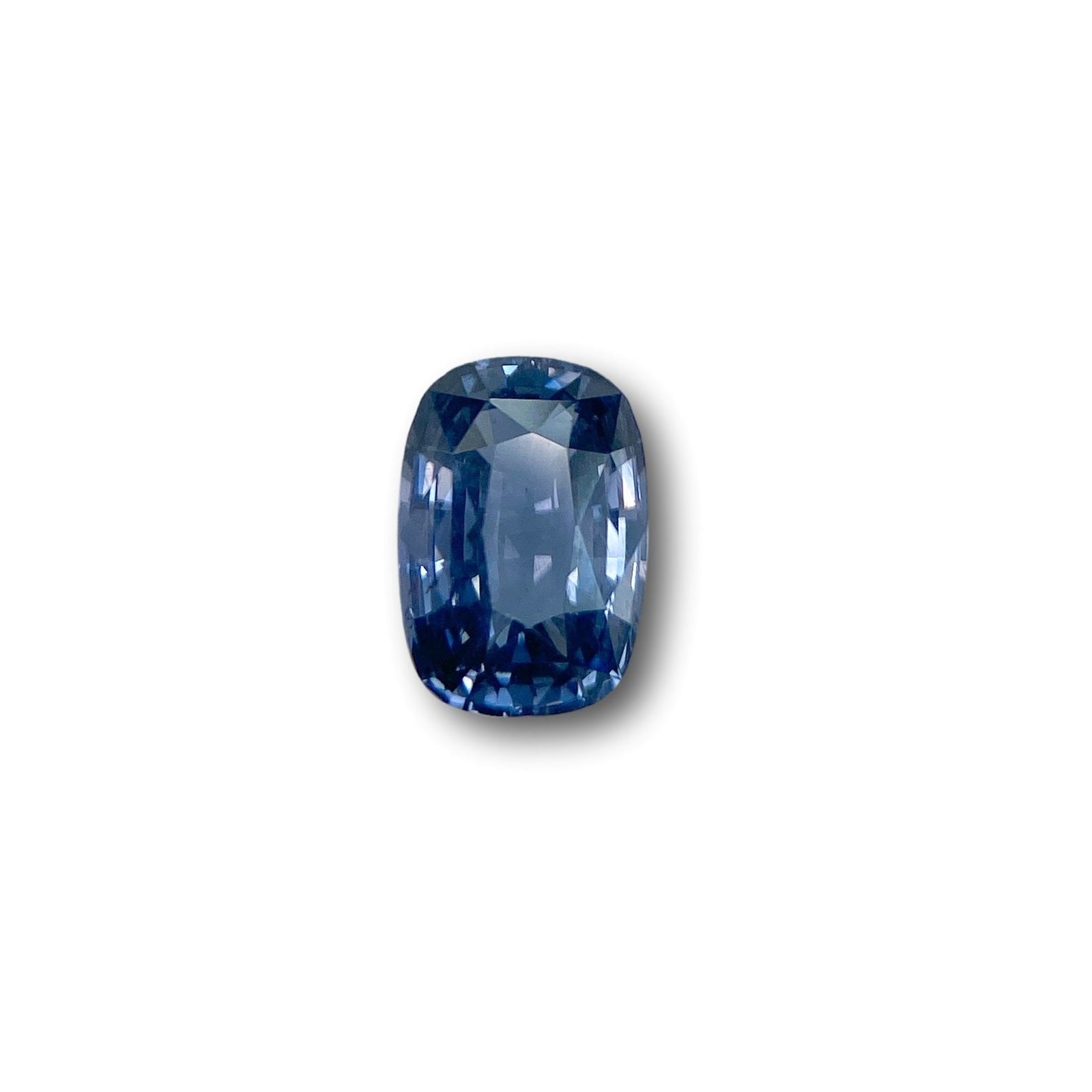2.39ct | Brilliant Cut Cushion Shape Blue Spinel-Modern Rustic Diamond