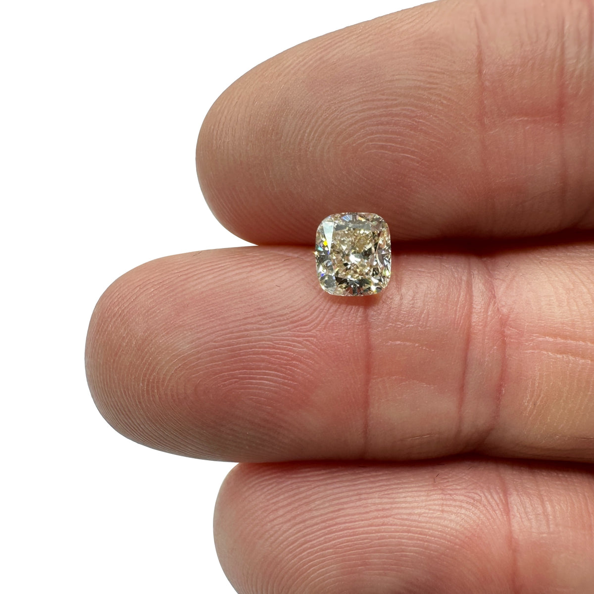 1.05ct | Champagne VS Cushion Shape Brilliant Cut Diamond - Modern Rustic Diamond