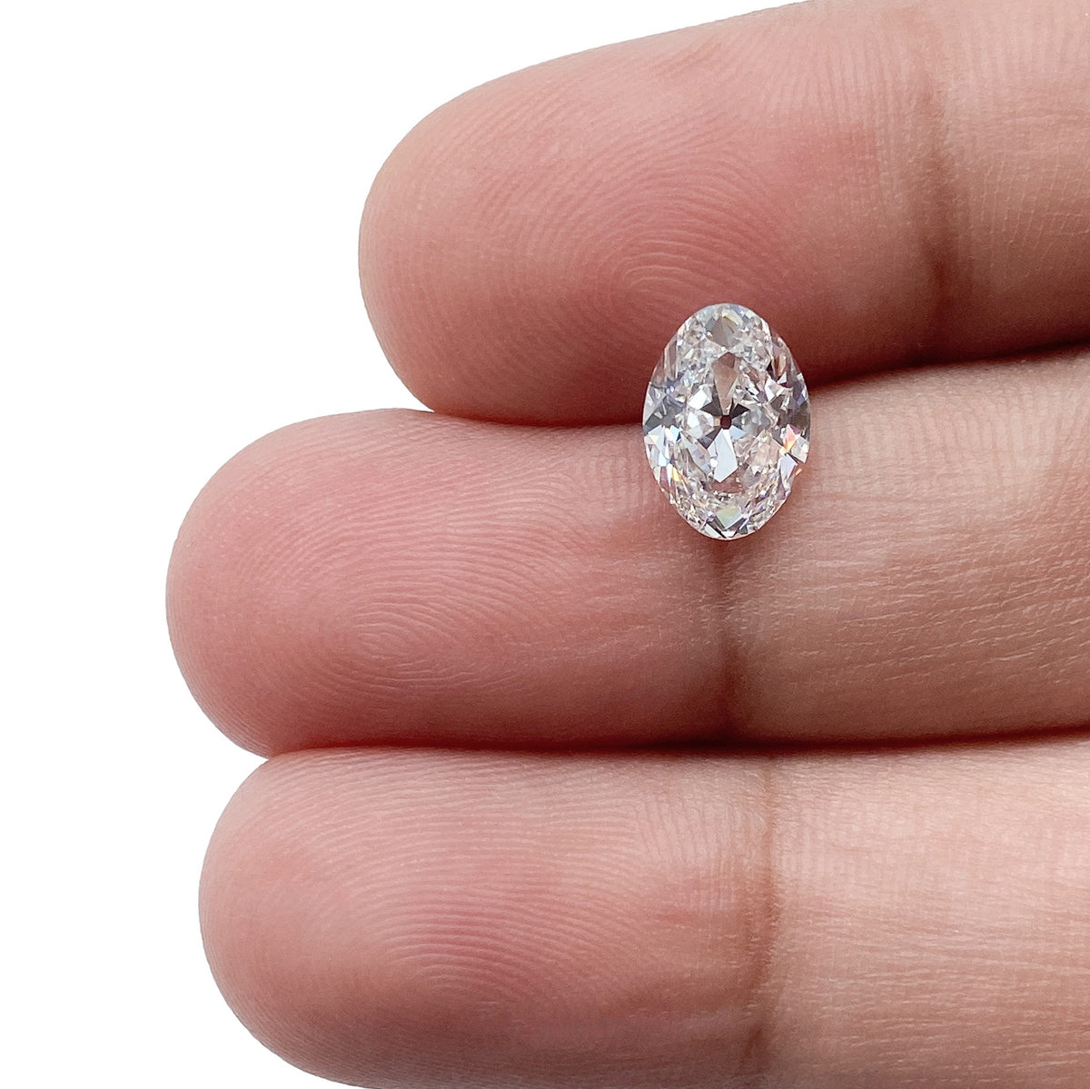 1.50ct | F/VS1 Oval Shape Old Mine Cut Diamond (GIA) - Modern Rustic Diamond