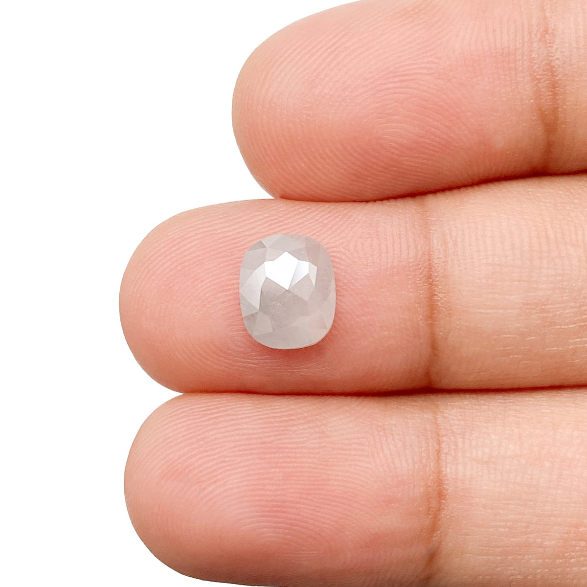 1.36ct | Rustic  Cushion Shape Rose Cut Diamond - Modern Rustic Diamond