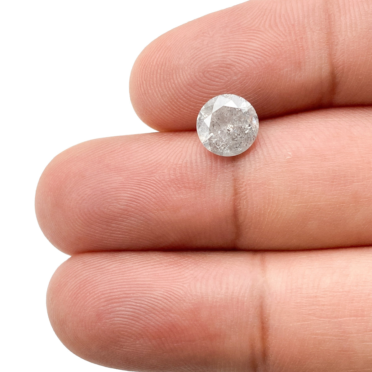 1.71ct | Rustic  Round Shape Brilliant Cut Diamond - Modern Rustic Diamond
