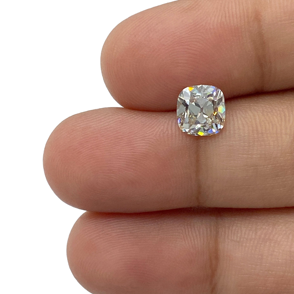 1.45ct | N/VVS2 Cushion Shape Old Mine Cut Diamond (GIA) - Modern Rustic Diamond