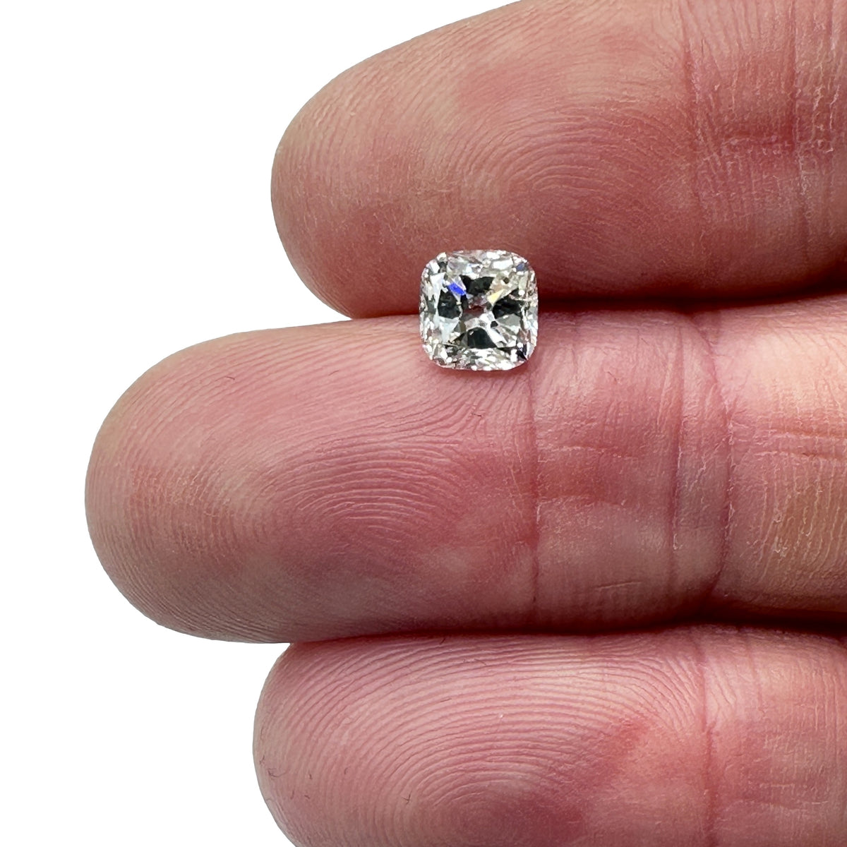 1.13ct | E-F/VS-SI Cushion Shape Old Mine Cut Diamond - Modern Rustic Diamond