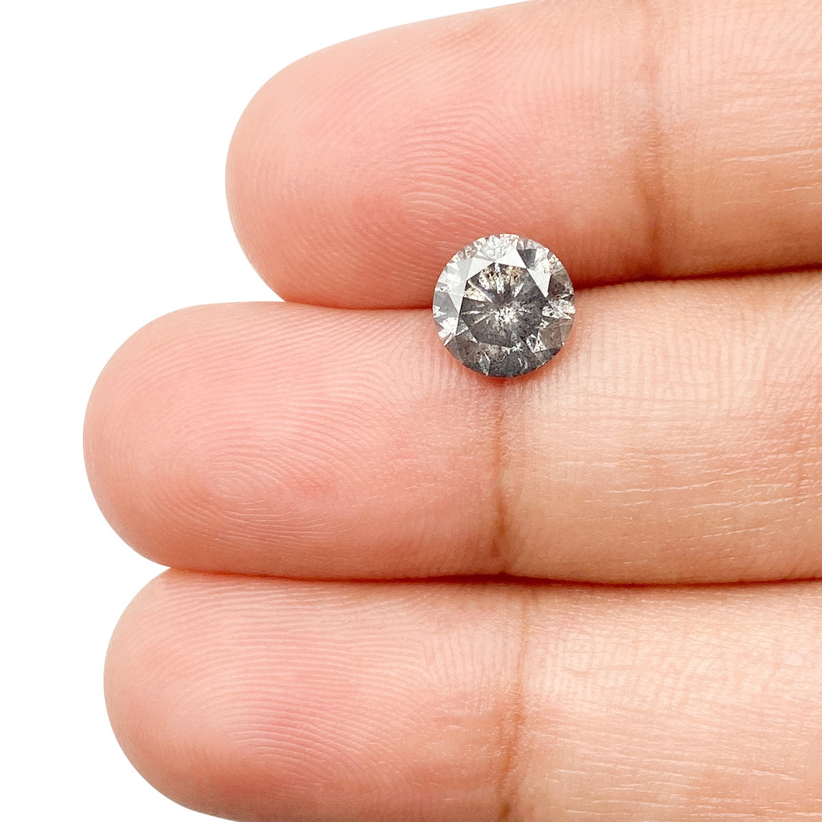1.29ct | Rustic  Round Shape Brilliant Cut Diamond - Modern Rustic Diamond