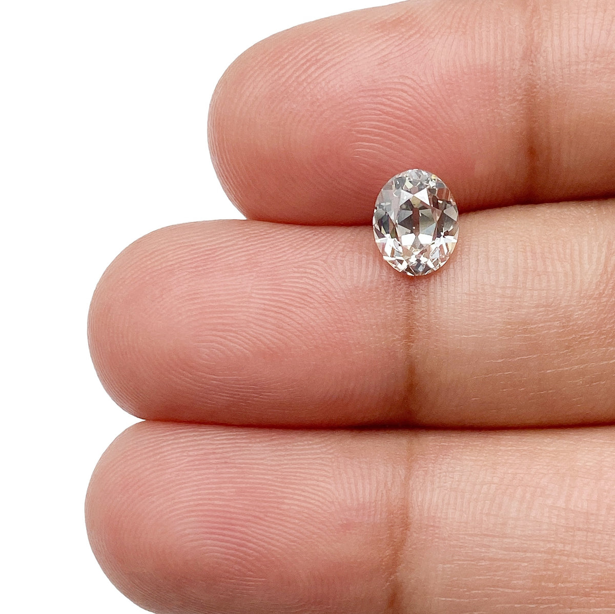 1.01ct | I-J/SI Oval Shape Old Mine Cut Diamond - Modern Rustic Diamond