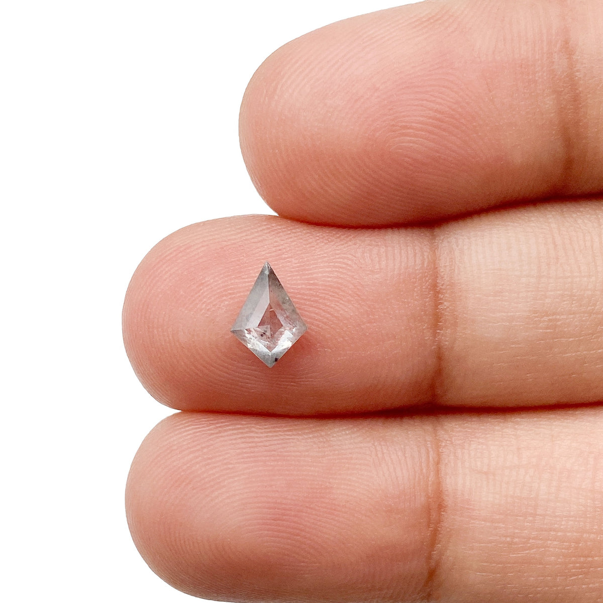 0.50ct | Rustic  Kite Shape Step Cut Diamond - Modern Rustic Diamond