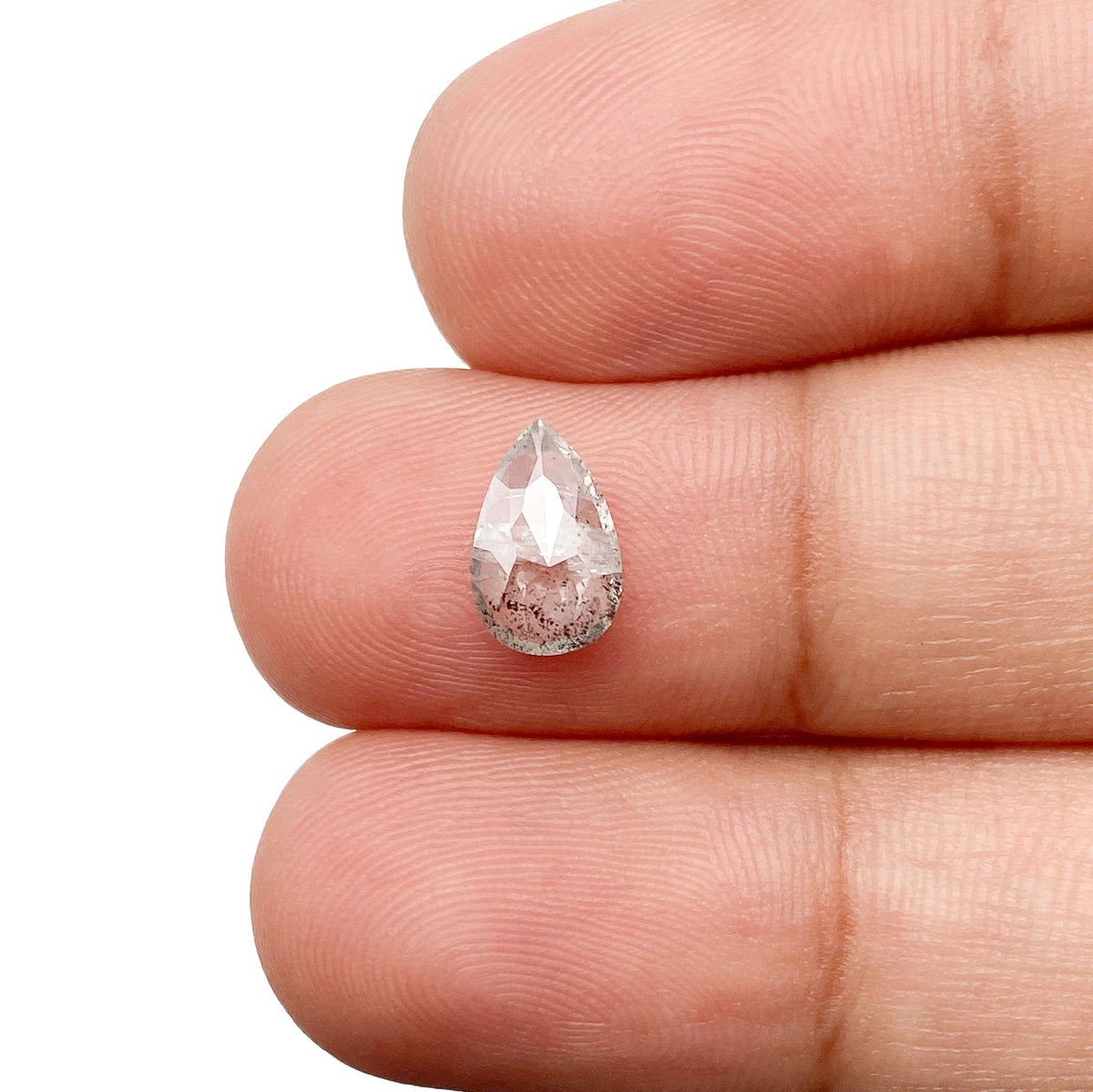 0.93ct | Rustic Pear Shape Brilliant Cut Diamond - Modern Rustic Diamond