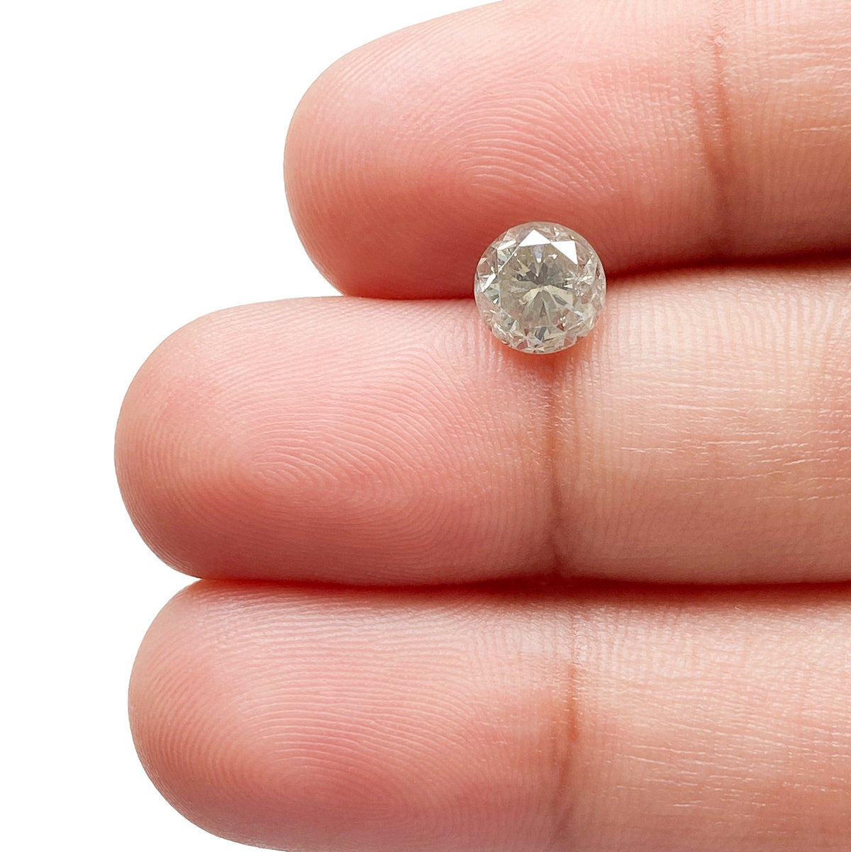 1.10ct | Rustic Round Shape Rose Cut Diamond - Modern Rustic Diamond