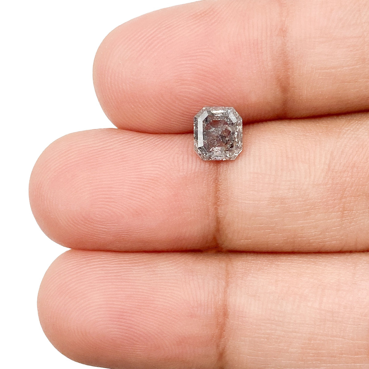 0.94ct | Rustic Asscher Shape Step Cut Diamond - Modern Rustic Diamond