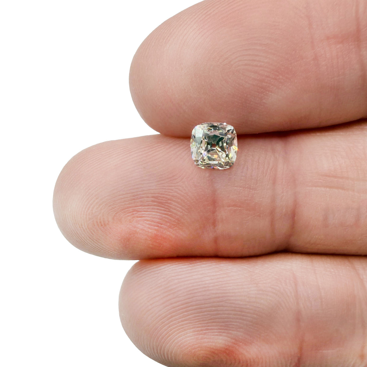 1.00ct | M/VS1 Cushion Shape Old Mine Cut Diamond (GIA) - Modern Rustic Diamond