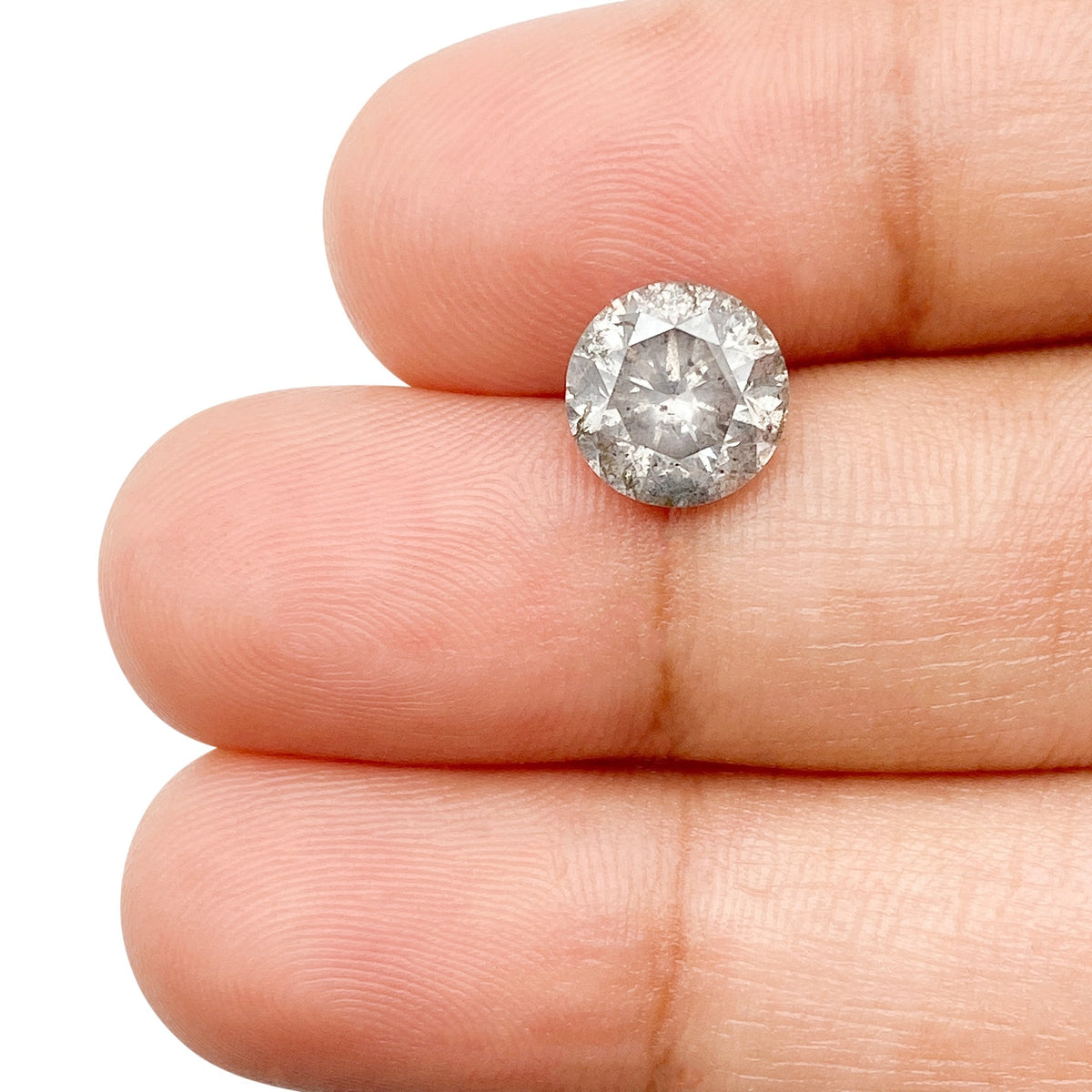 2.19ct | Rustic  Round Shape Brilliant Cut Diamond - Modern Rustic Diamond
