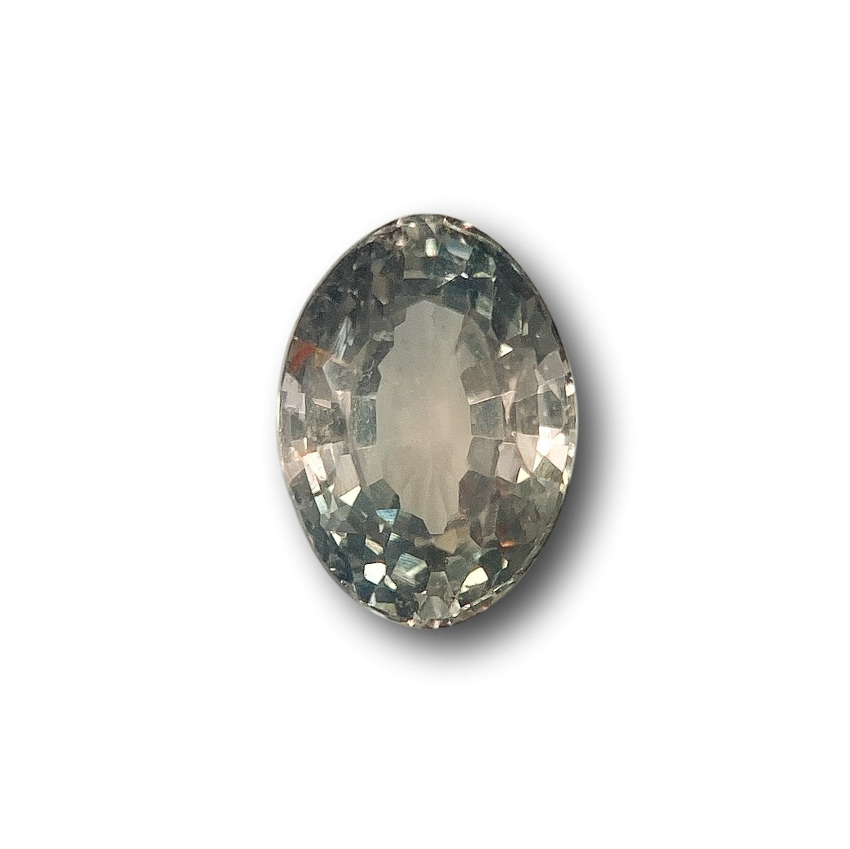 2.44ct | Brilliant Cut Oval Shape Brown Sapphire-Modern Rustic Diamond
