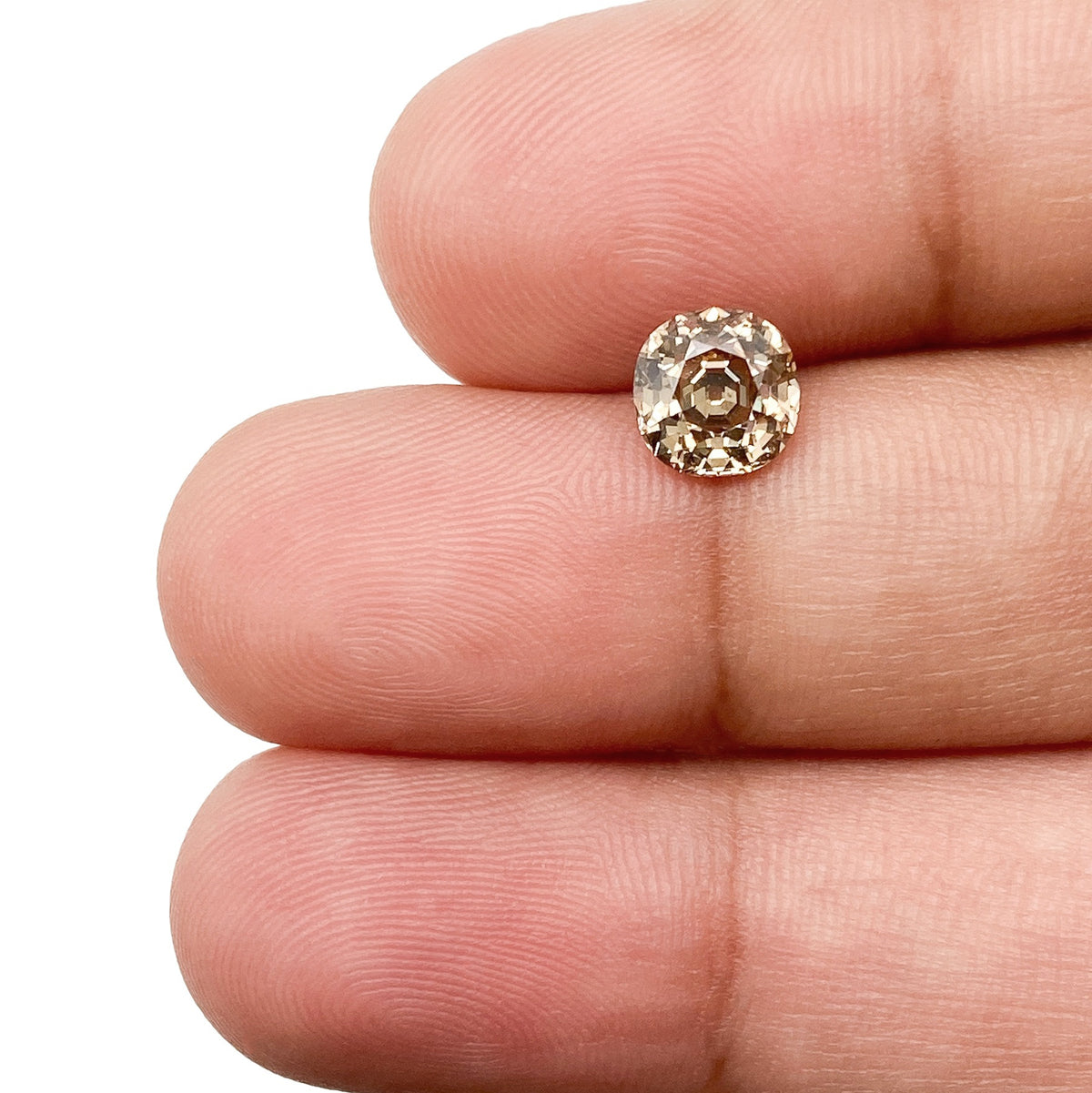 1.08ct | Champagne SI1 Cushion Shape Old Mine Cut Diamond (GIA) - Modern Rustic Diamond