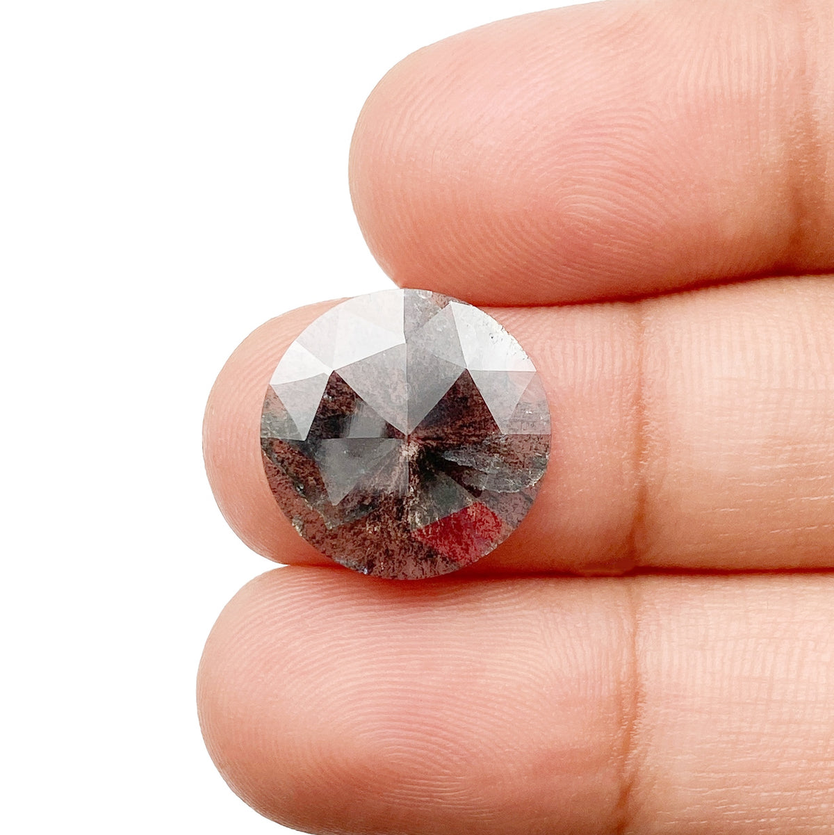 3.22ct | Rustic  Round Shape Rose Cut Diamond - Modern Rustic Diamond