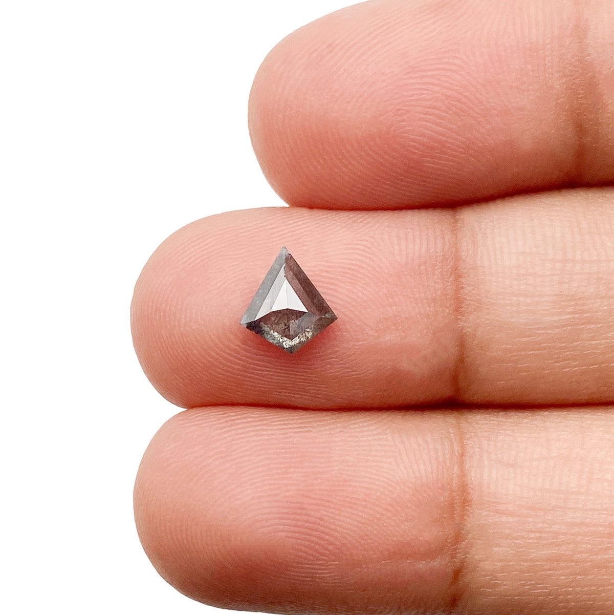 0.68ct | Rustic  Kite Shape Step Cut Diamond - Modern Rustic Diamond