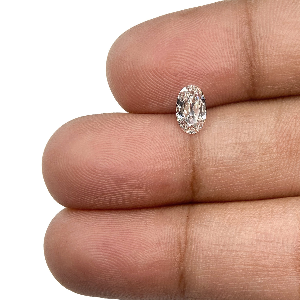 0.51ct | D/VS Oval Shape Old Mine Cut Diamond - Modern Rustic Diamond