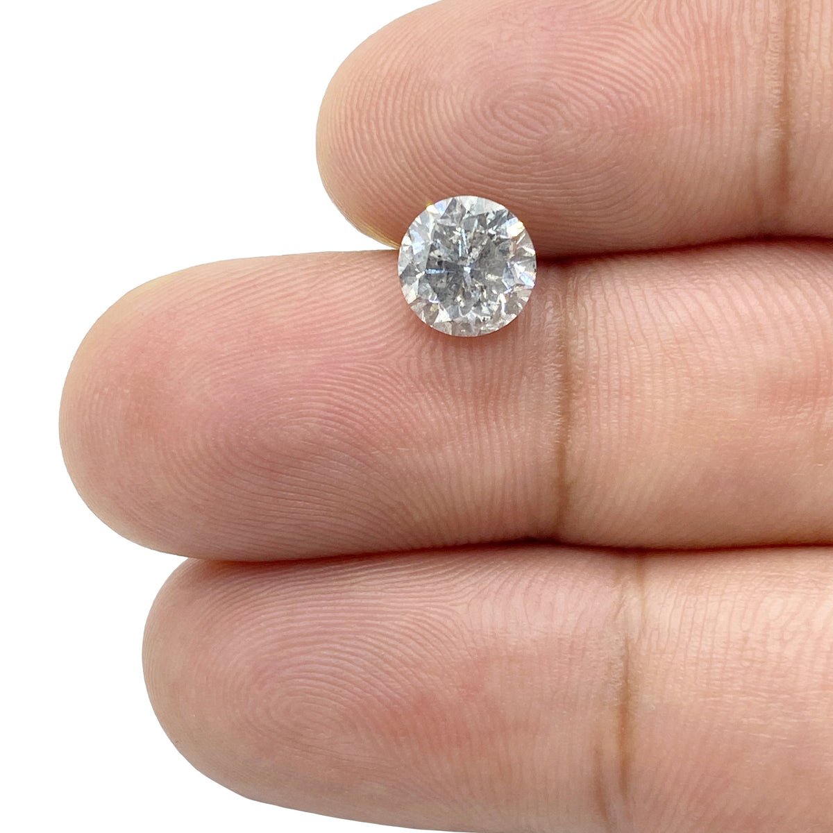 1.54ct | Rustic  Round Shape Brilliant Cut Diamond - Modern Rustic Diamond