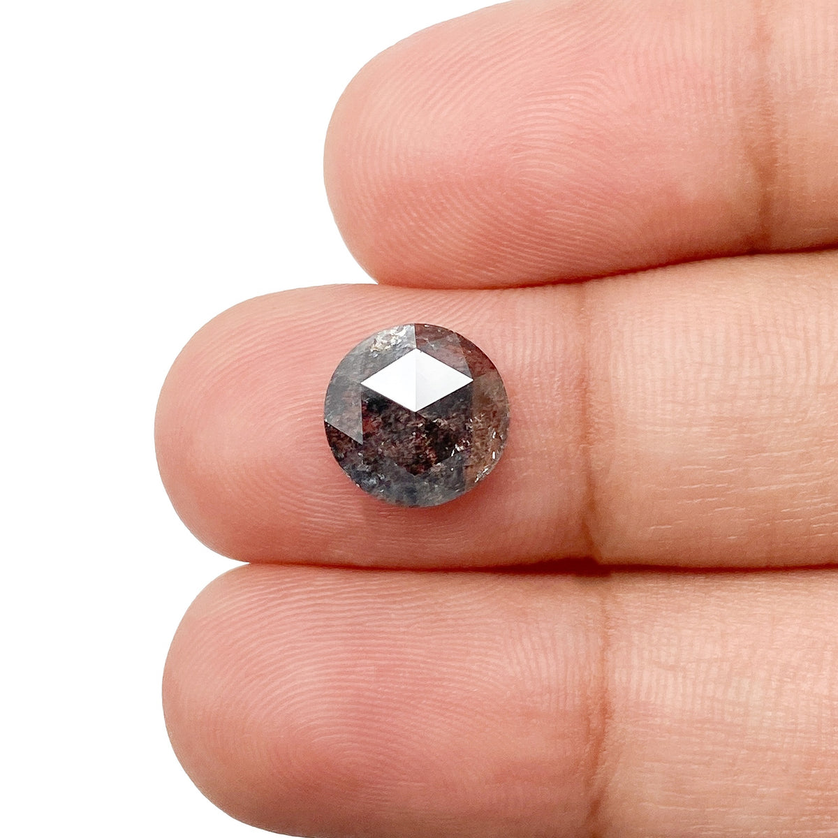 2.40ct | Rustic Round Shape Rose Cut Diamond - Modern Rustic Diamond
