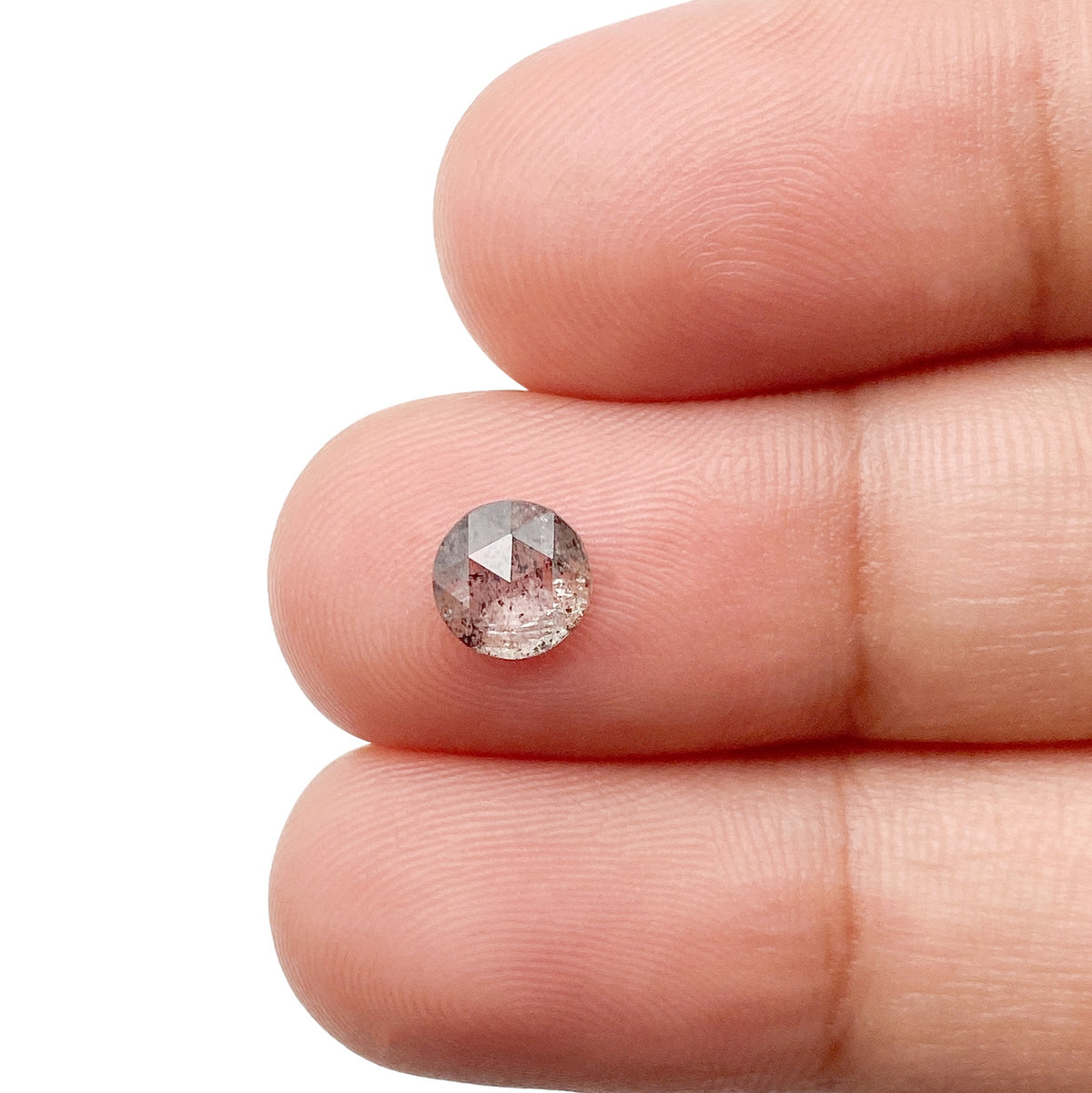 0.52ct | Rustic  Round Shape Rose Cut Diamond - Modern Rustic Diamond