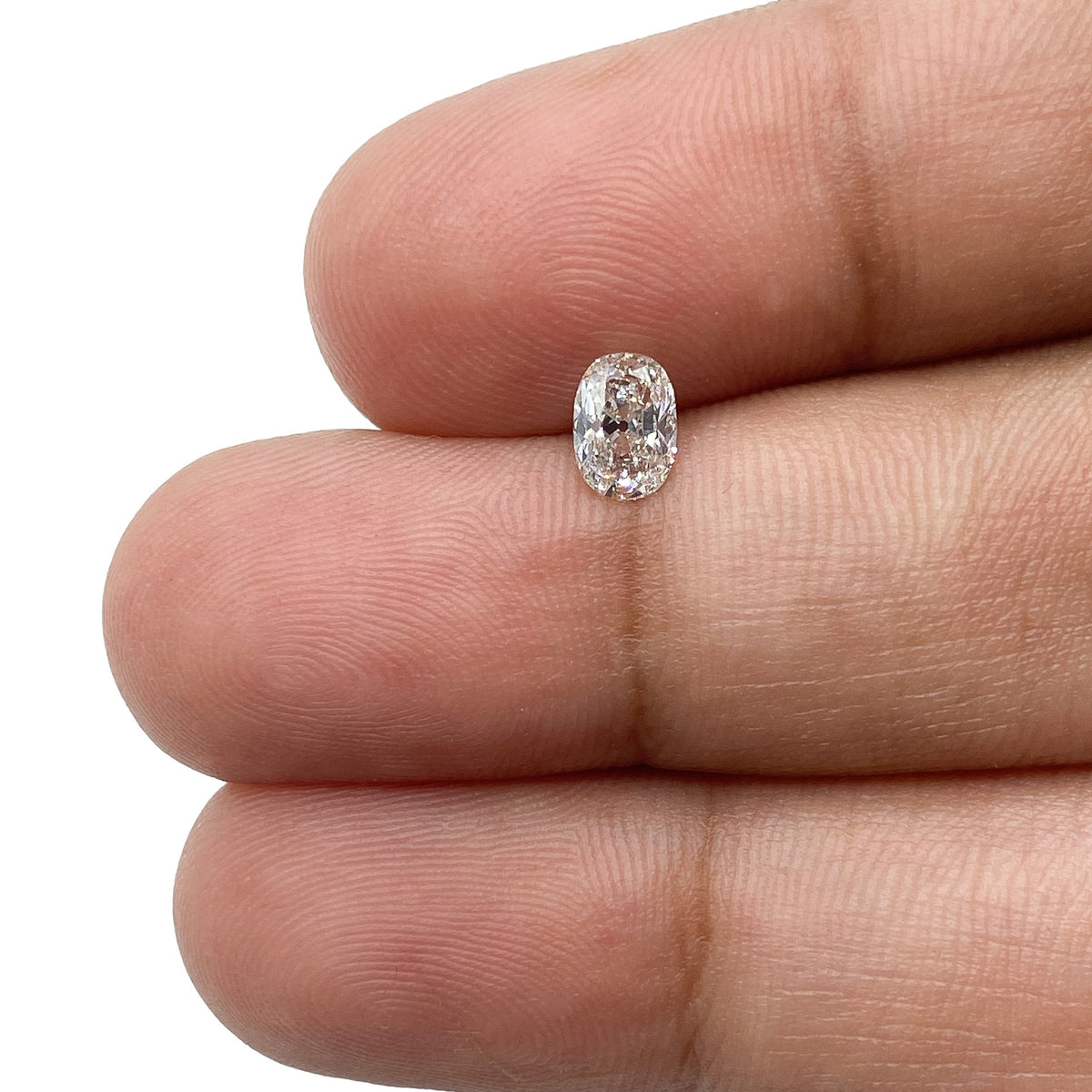 0.41ct | E-F/VVS Oval Shape Old Mine Cut Diamond - Modern Rustic Diamond
