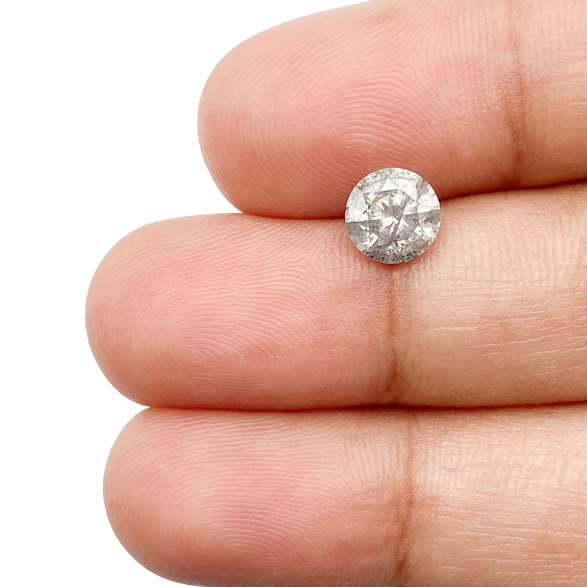 1.07ct | Rustic Round Shape Brilliant Cut Diamond - Modern Rustic Diamond
