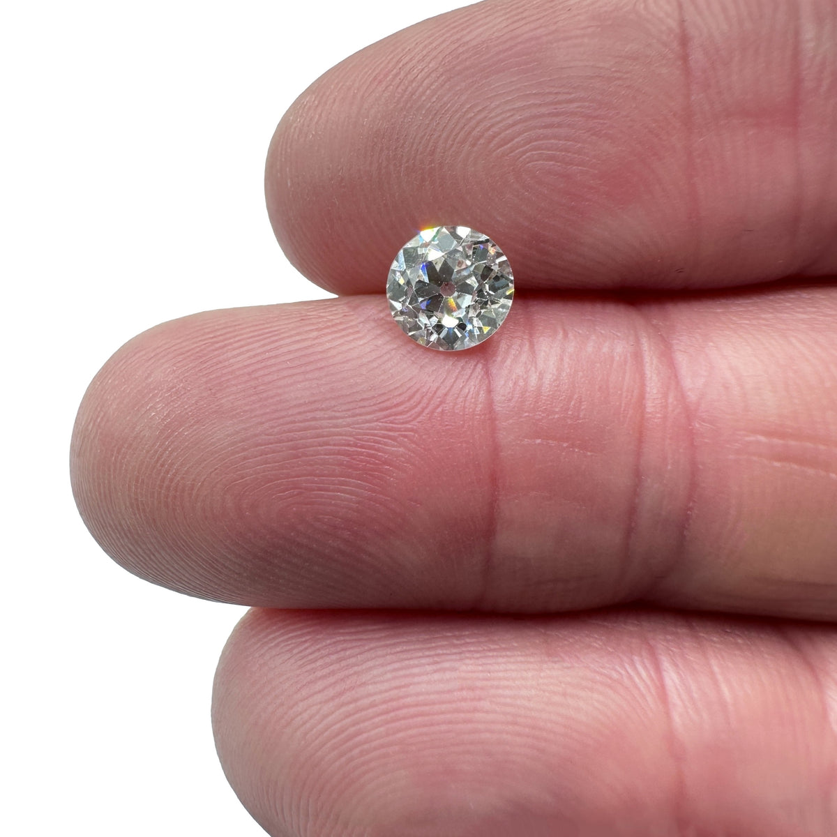 1.12ct | I/VS1 Round Shape Old European Cut Diamond (GIA) - Modern Rustic Diamond