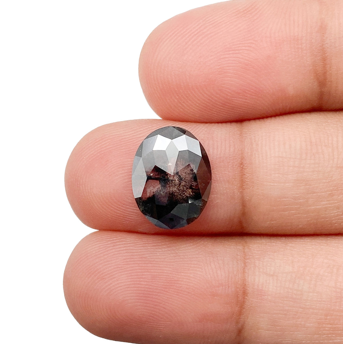 2.65ct | Rustic Oval Shape Rose Cut Diamond - Modern Rustic Diamond
