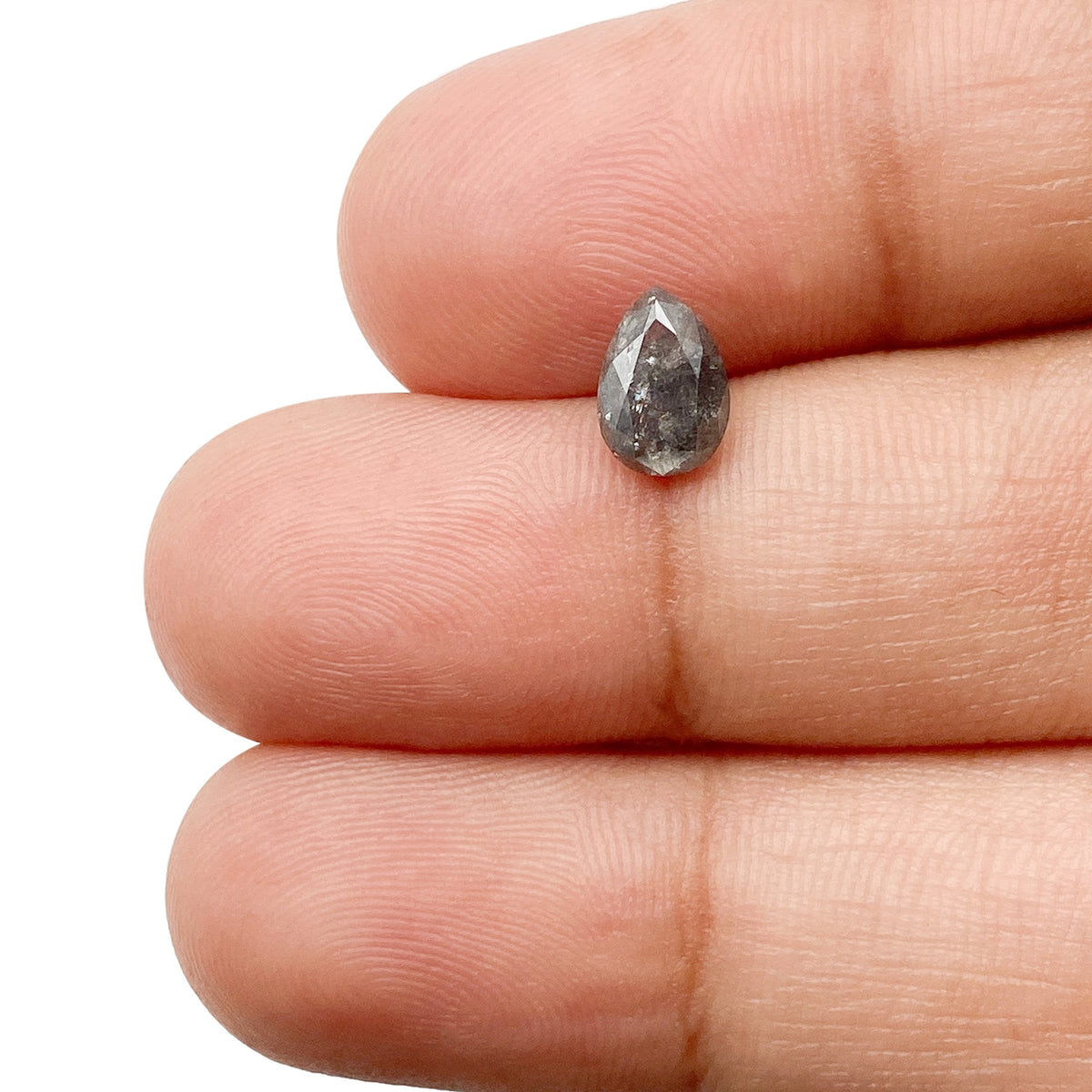 0.82ct | Rustic  Pear Shape Brilliant Cut Diamond - Modern Rustic Diamond