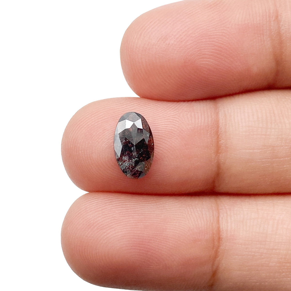 1.14ct | Rustic  Oval Shape Rose Cut Diamond - Modern Rustic Diamond