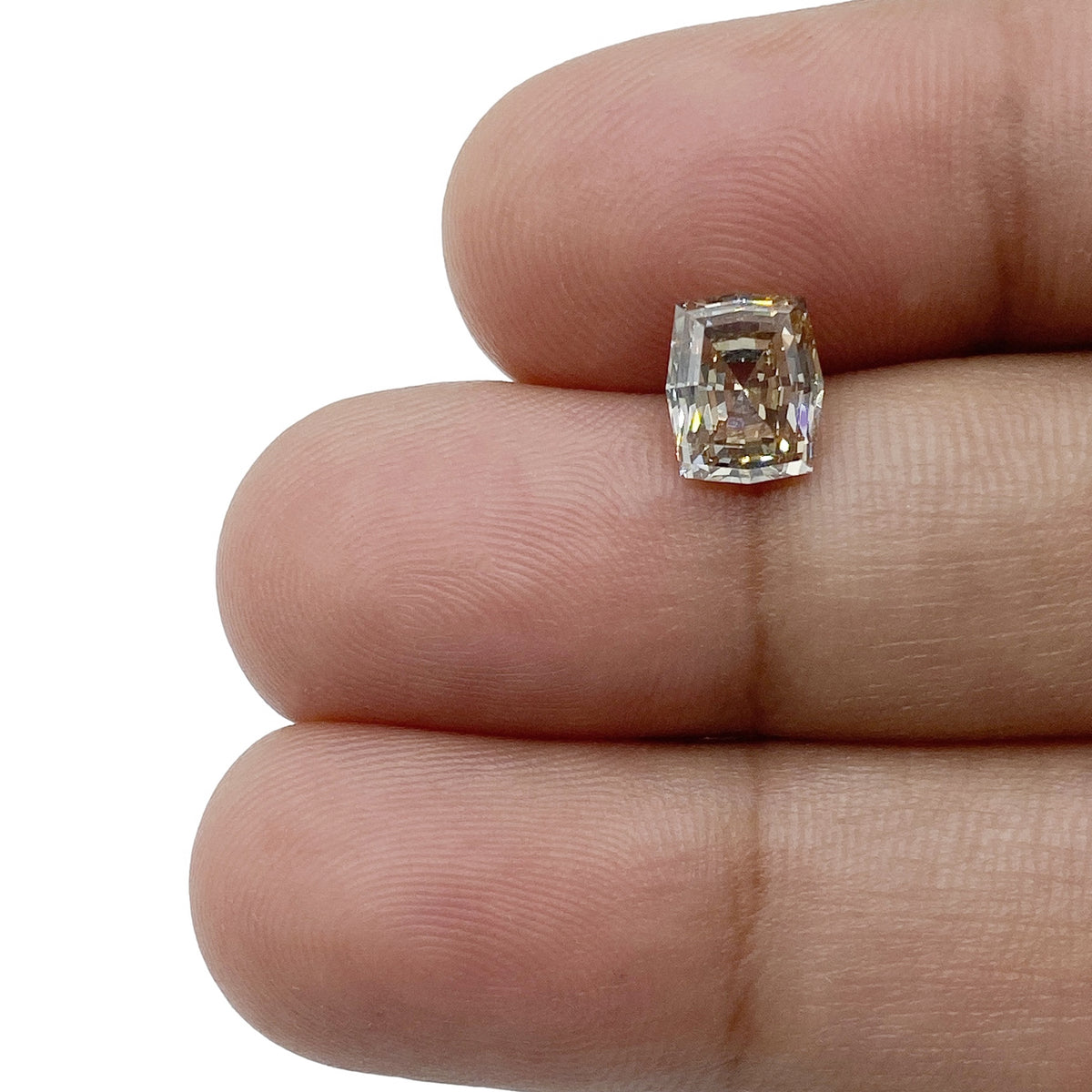 1.46ct | Champagne SI Octagonal Shape Step Cut Diamond - Modern Rustic Diamond