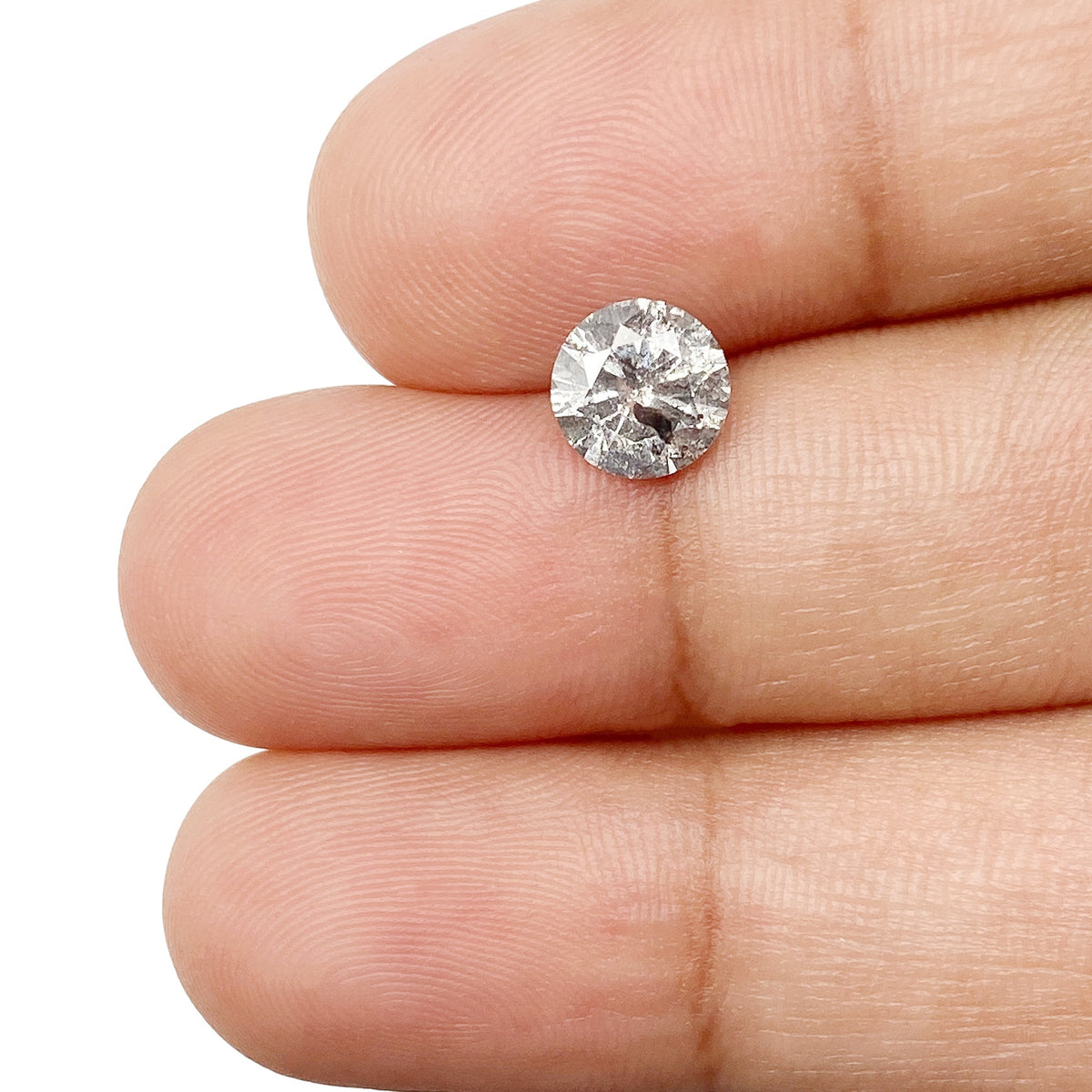 1.01ct | Rustic Round Shape Brilliant Cut Diamond - Modern Rustic Diamond